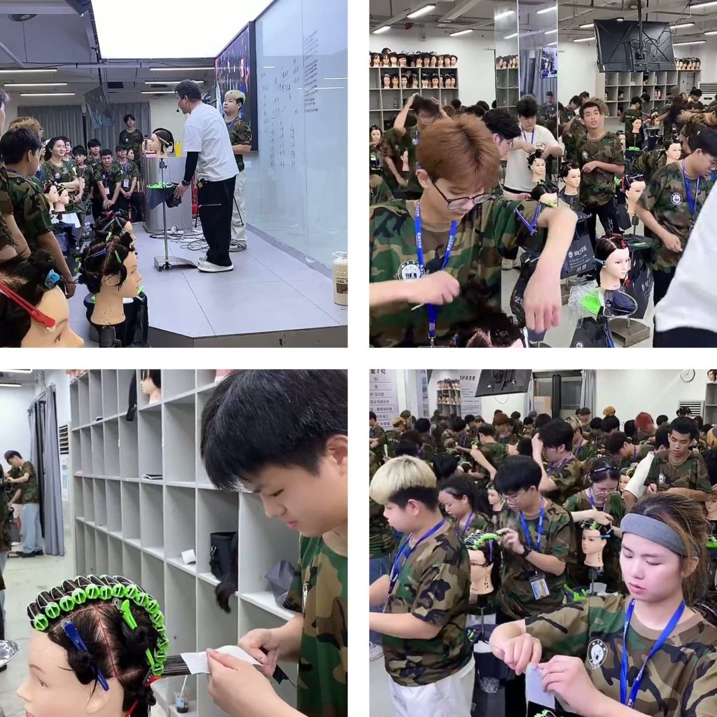 尚艺学院烫染强化班，广州尚艺美发学校