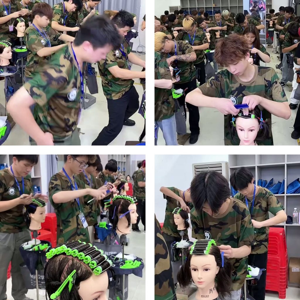 尚艺学院烫染强化班，广州尚艺美发学校