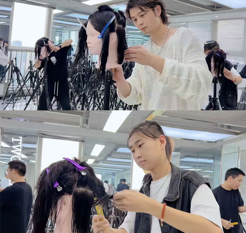 广州美发培训学校有哪些课程---尚艺美发学院